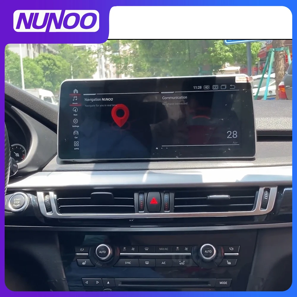 Car Multimedia Player Android 14 Wireless CarPlay GPS Stereo 4G WiFi Head Unit for BMW X5 F15 X6 F16 F85 2013-