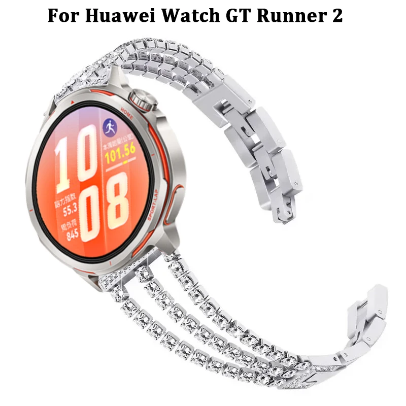 Diamond Shiny Design Metal Bracelet Watchband Accessories