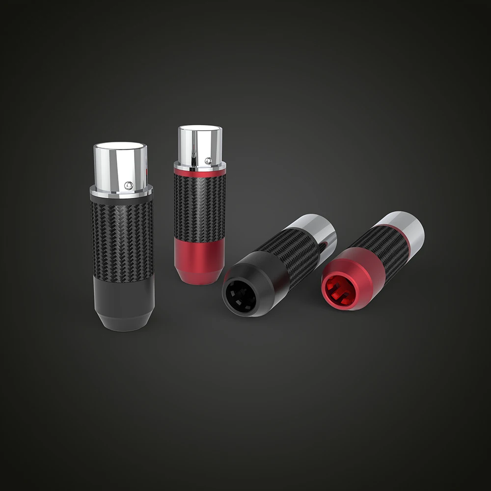 VIBORG Pura Prata XLR Plug Conector Jack,