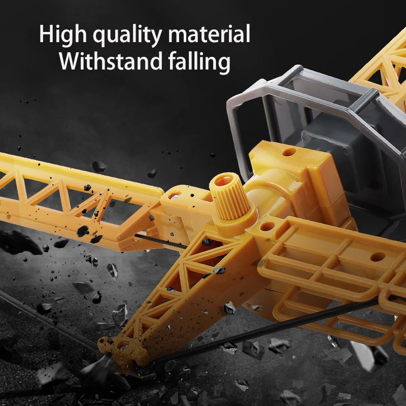 Diecast Bagger Turmkran Spielzeug Traktor Gabelstapler LKW Auto Bulldozer Modell Großhandel Jungen Geschenk Bagger Legierung+Kunststoff Fahrzeug – Detail 13