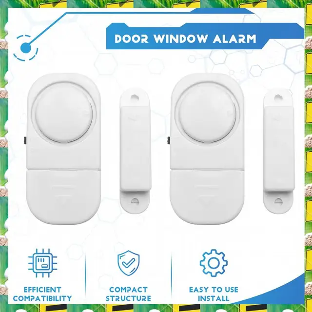 3C Electron 6Sets/Pack Wireless Anti Theft Apartment Burglar Alert Door Alarm Window For Home Security DIY Magnetic Sensor,6Sets 5