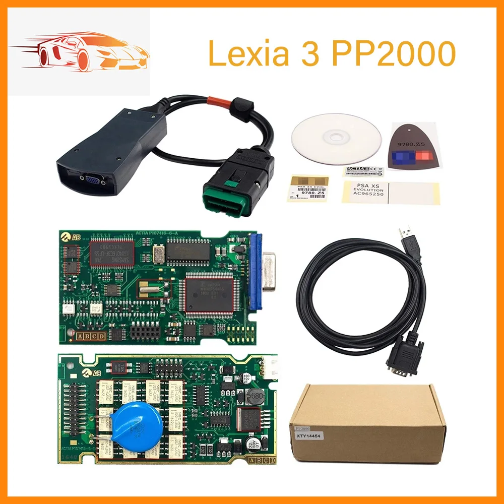 

Lexia-3 PP2000 Diagbox FULL chip V9.125 921815C V9.91OBD2 Car Diagnostic Tool For Peuge-ot&Citro-en Lexia-3 XS Evolution