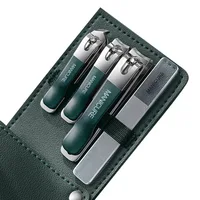 Nail Cutter Set Stainless Steel Nail Clippers Set With Folding Bag Manicure and Pedicure Tool Kits Scissors Makeup Beauty Tool 1