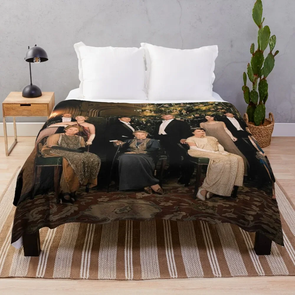 

Downton Abbey Cast Throw Blanket for sofa Flannel Blankets