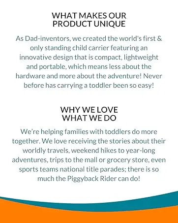 Piggyback Rider A+ brand Story