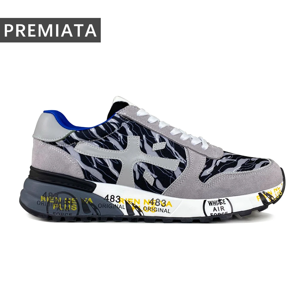 Premiata Scarpe Sportive Casual Stringate Alla Moda Retrò Classiche Da Uomo Street All-Match Scarpe Da Corsa Ammortizzanti Traspiranti Leggere