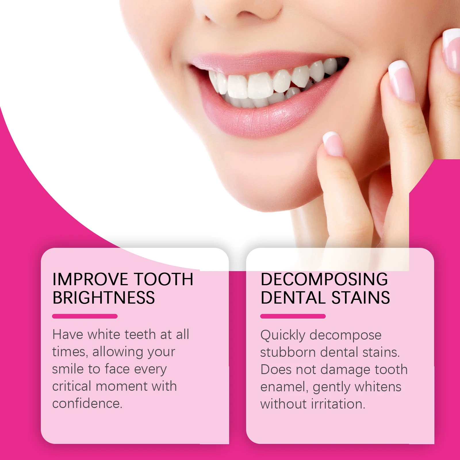 Teeth Whitening Strips: Clean Oral Stains, Tartar and Yellow Teeth, Brighten Teeth, Portable Whitening Strips