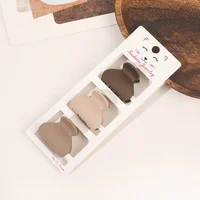 New Fashion Coffee Color Three-piece Set Frosted Geometric  Hairpin Hair Clip Barrettes for Women Girl Hair Accessorie Headwear - Image 5