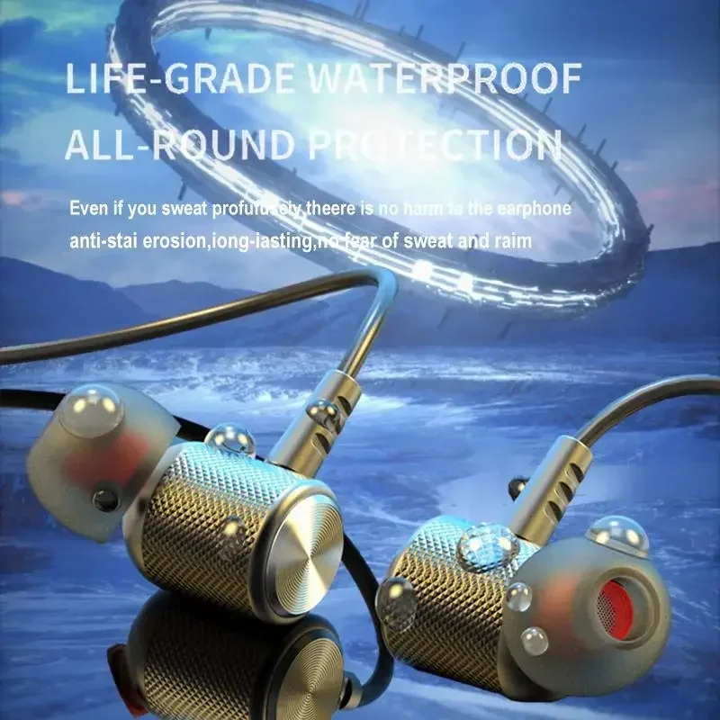 Wireless Bluetooth Earphones Neckband Headphones Gaming HIFI Headset