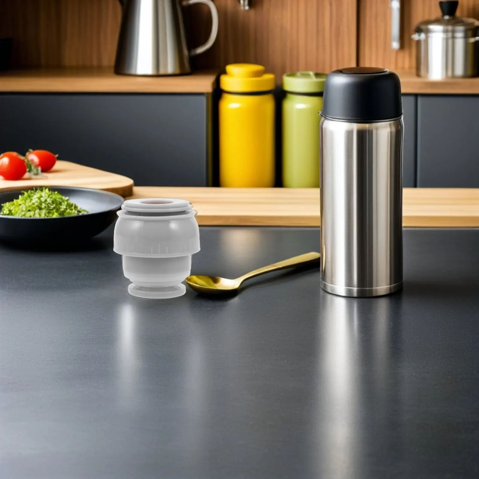2Pcs Insulated Mug Lid Replacement Stopper Leak Proof Thermal Bottle Cover for Vacuum Flask 500Ml-1200Ml Travel Office Use