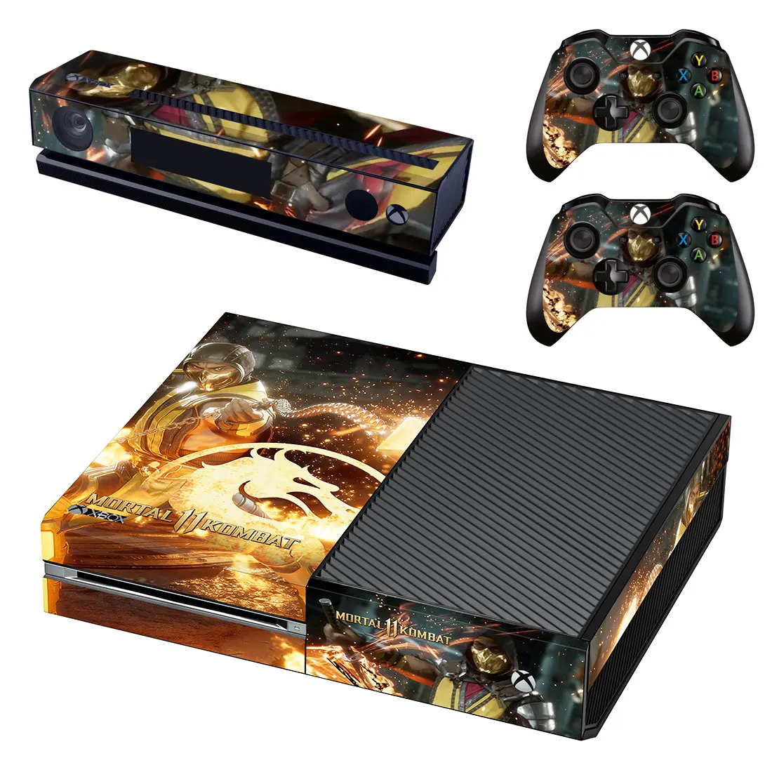 Mortal Kombat Per Xbox One Skin Sticker Cover Per Console Xbox One E 2 Controller