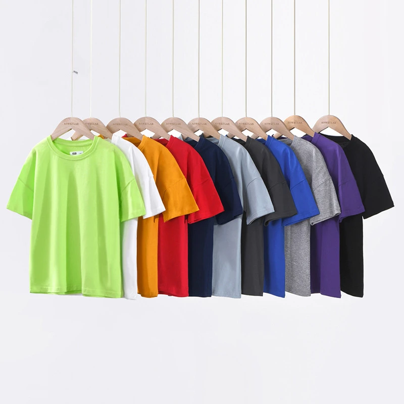 

Kids Summer Tees Solid Color T-shirts for Boys Girls Casual Korea Style Simple Design Short Sleeve Children Cotton Top Vest