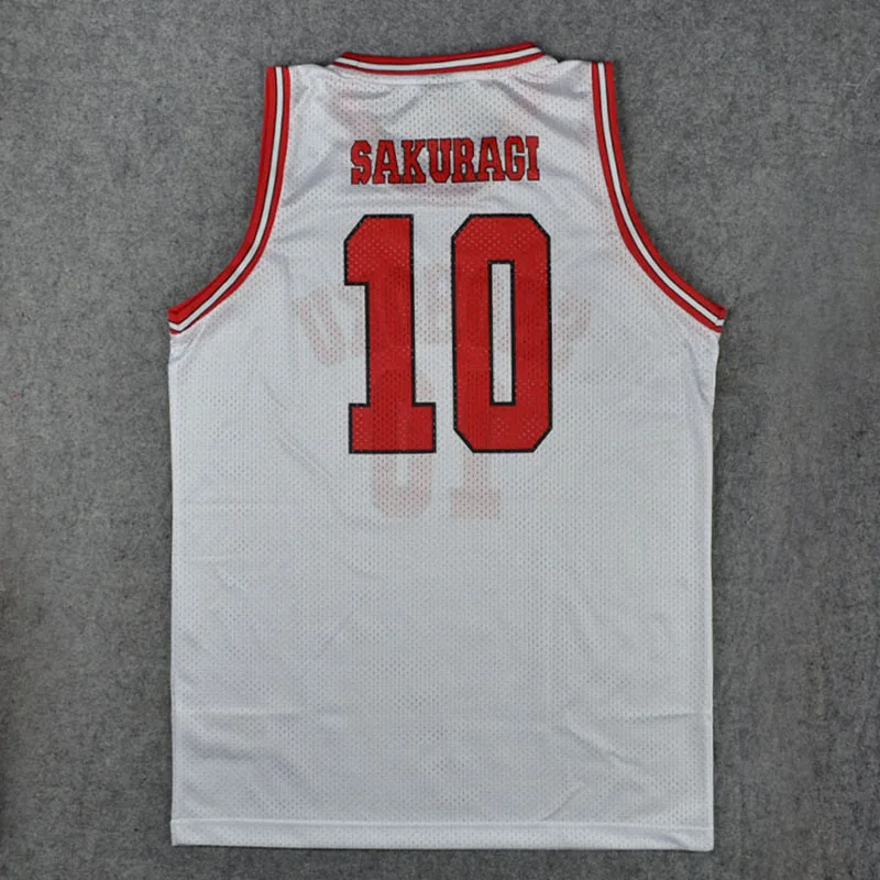 No 10 Summer Boys Basketball Uniform Adult Anime SlamDunk Cosplay Uniform Ryota Miyagi Costume Basketball Clothes Jersey