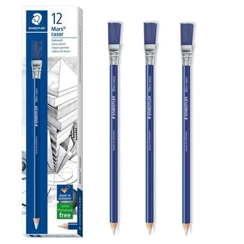 1/3 pezzi Staedtler Mars Rasor 526 61 Gomma con pennello per cancellare il puntatore per penna a sfera, inchiostri per scrivere e disegnare