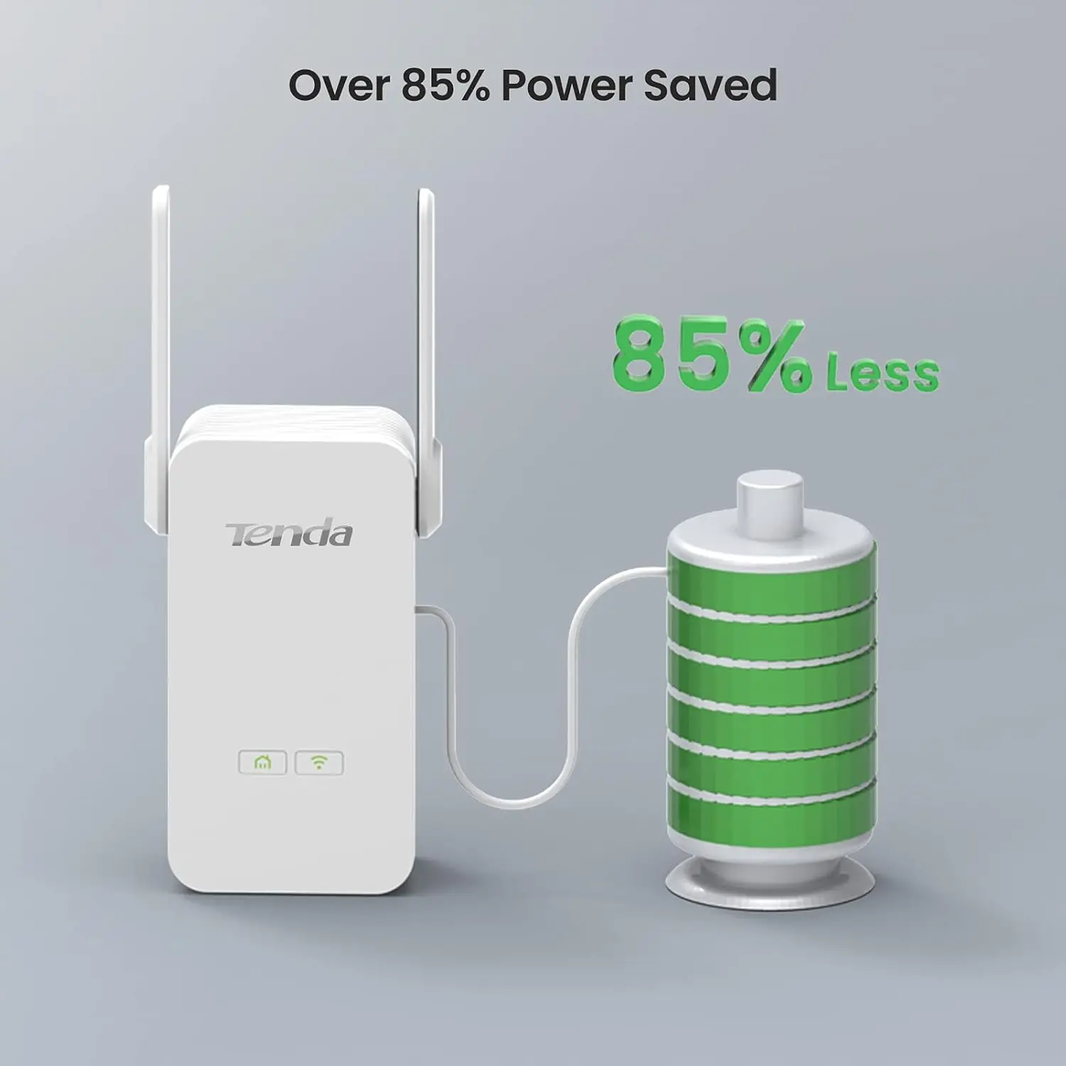 Tenda PH5 AV1000 Wi-Fi Powerline Adapter Kit Gigabit Ports Booster WiFi Extender Upto 300m Range for HD/3D/4K Video UK Plug wifi adapter