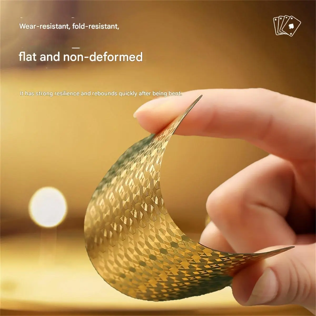 1pcs playing cards pvc plastic high value waterproof anti-folding tyrant gold playing cards wear-resistant dirt-resistant washab