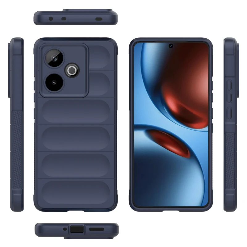 Shockproof Soft TPU Silicone Phone Case with Lens Protection