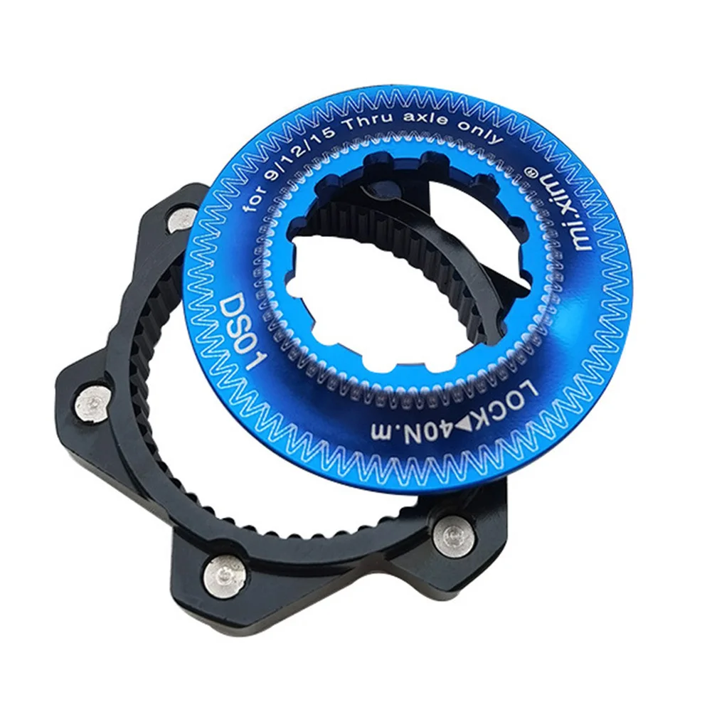 1&times;Bicycle Centerlock To 6-Hole Adaptor 6-Bolt Disc Brake On Centrelock Hub Center Locks Conversion Seat Cycling Accessory