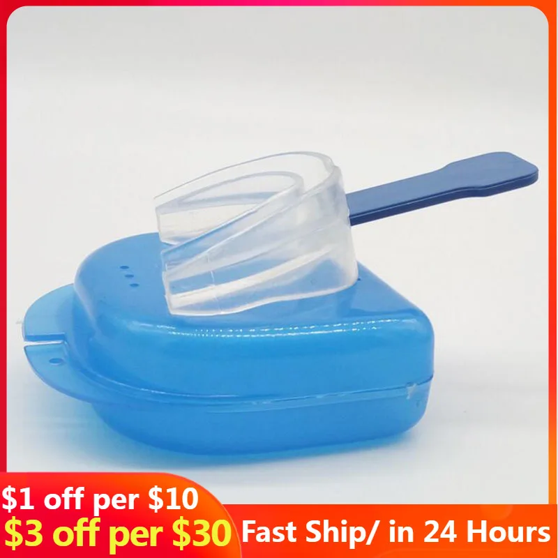 

3 Pairs/set Sleeping Mouth Guard Stop Teeth Grinding Anti Snoring Bruxism with Case Box Sleep Aid Eliminates Snoring Health Care