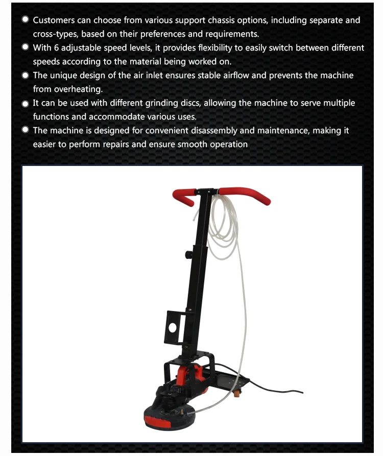 Hand-held High Efficiency Three Head Grinder Floor Grinding Machine for Sale