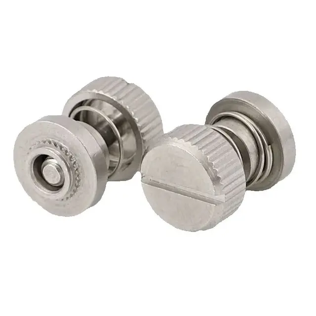 สกรูยึดแผงเหล็กแบบมีปุ่มล็อค 10 ชิ้น รุ่น PF32-M4-16/PF31-M4-16 สำหรับตู้และแผงวงจร 1