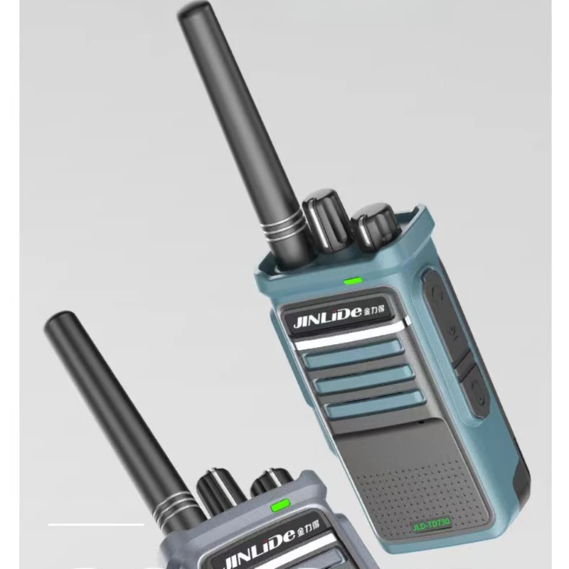 Jinlid TD730 professional walkie-talkie, engineering version 1-5km, wireless transmitter, civil, construction site, outdoor