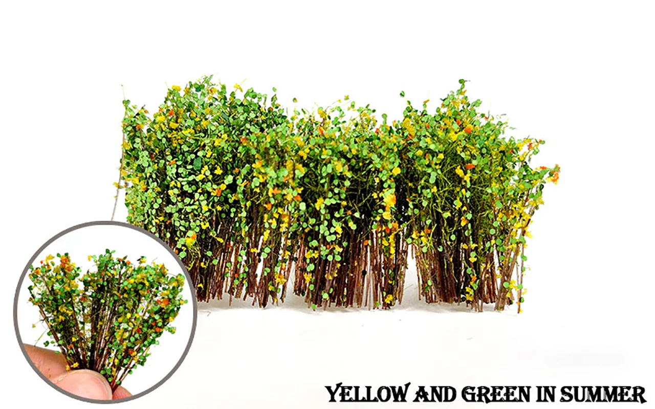 Military Miniature Diorama Model Scene Making Sand Table Building DIY Material Shrub Grass Vegetation Scale Models 5