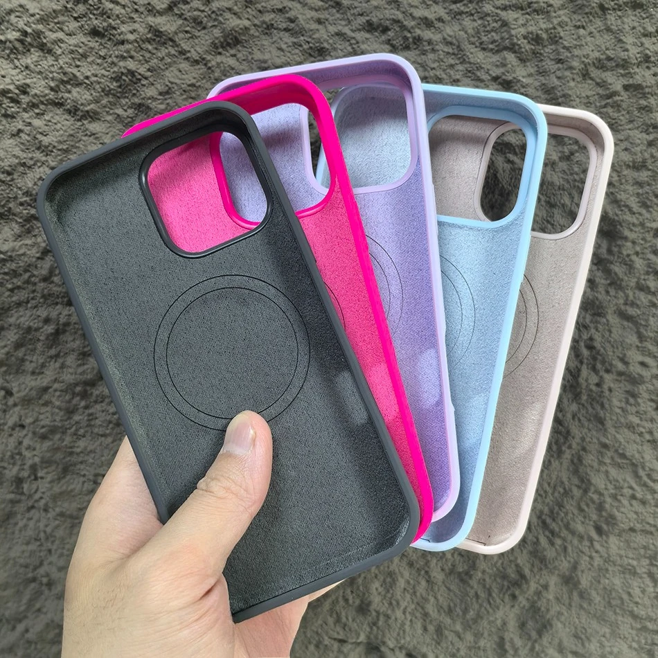 Premium Liquid Silicone Magnetic Wireless Charging Phone Case