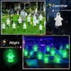Halloween Path Lights Waterproof Solar Ghost Stake Lights Ghost Pathway Lights Halloween Pathway Lights Ghost Decorations For 5