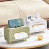 Living Room Tissue Box Environmentally Friendly Multipurpose Remote Control Desktop Creative Napkin Dresser Bathroom Storage Box 1
