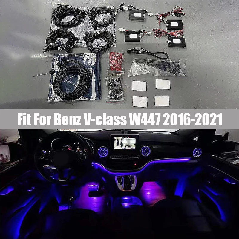 

Подходит для Mercedes Benz V-Class W447, 2016, 2017, 2018, 2019, 2020, 2021, модели, 64 цвета, яркий внешний свет