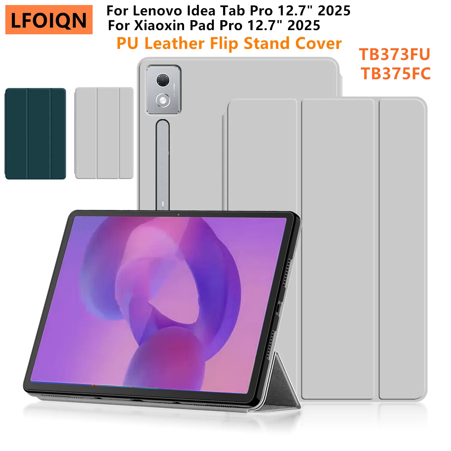 Premium Tri-Fold PU Leather Stand Cover