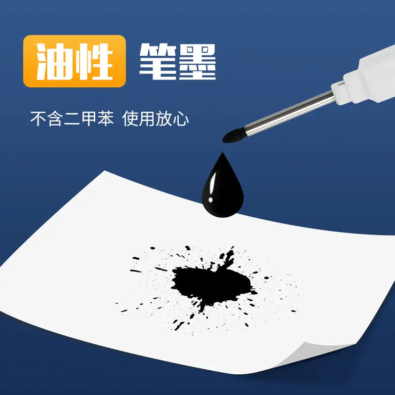 Long Headed Marker Pen 8/3pcs for Oily Construction Sites Woodworking Ceramic Tile