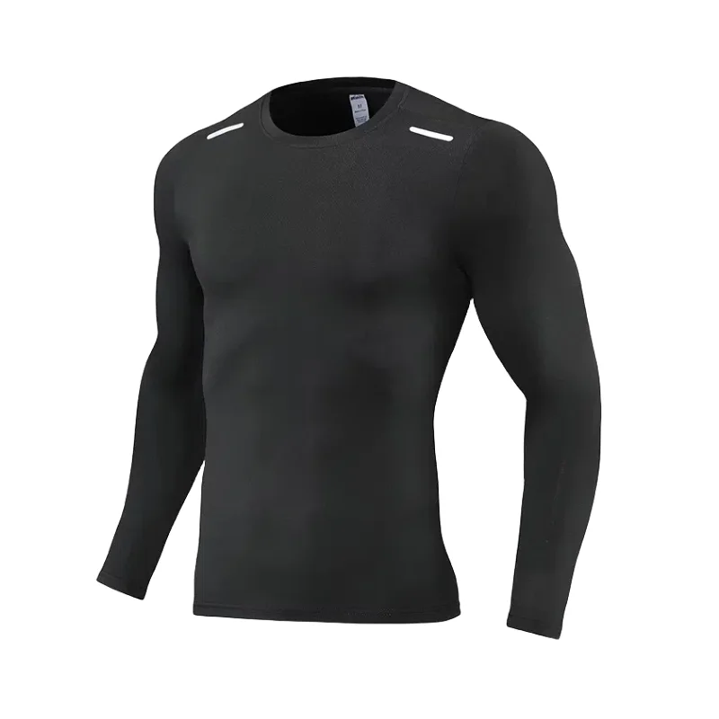 Spring And Autumn New Long Sleeve Sweatshirt Quick-drying Clothes Men's Stretch