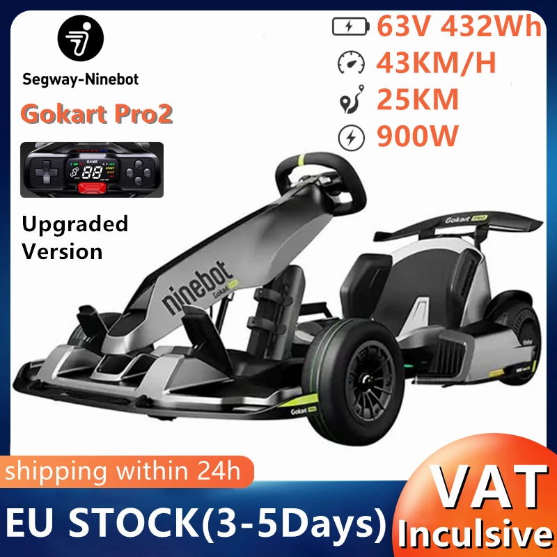 Vat inclusive eu stock original ninebot gokart pro 4800w motor