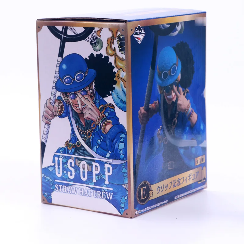 New Anime One Piece 20th Anniversary Usopp Blue Jacket PVC