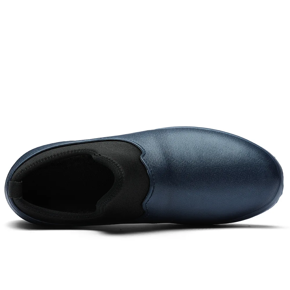 Kidmi New Men Slippers Mens Non Slip Work Shoes Slip On Water Resistant Walking Sneakers Waterproof Food Service Chef Kitchen 5