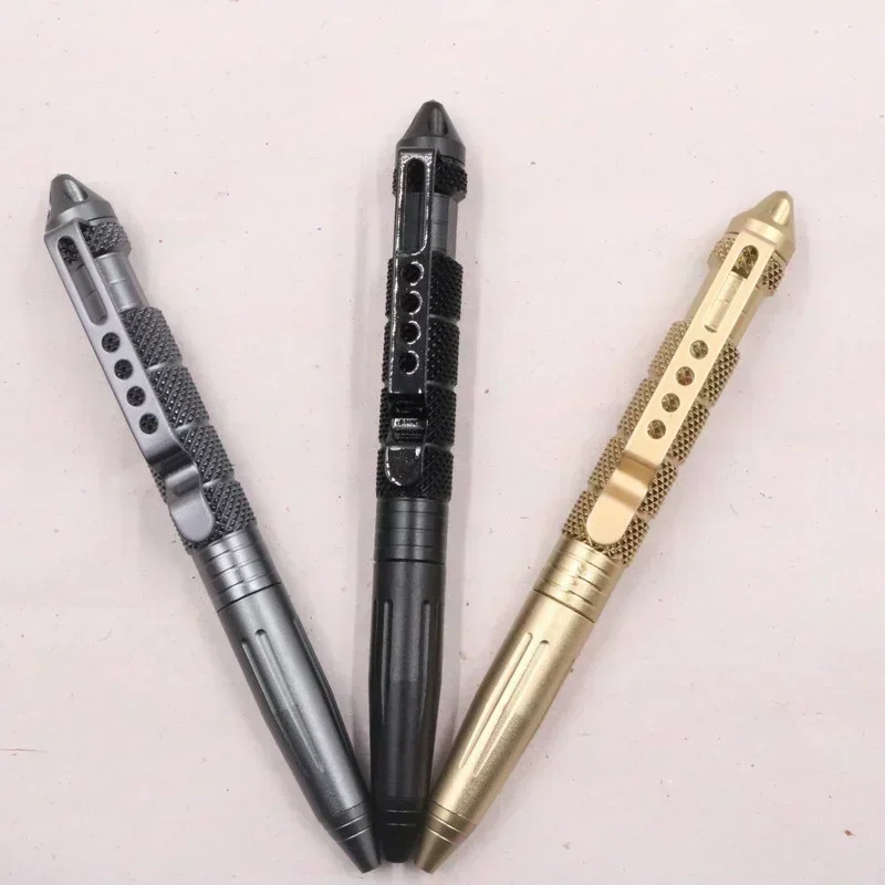 Mini Outdoor Tactical Pen Glass Breaker Emergency Outdoor Survival Aluminum Alloy Tactical Pen Outdoor Supplies Defense Pen