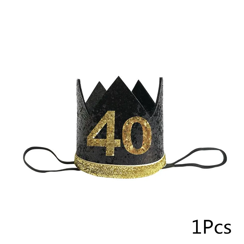 Haarband Zum 40. Geburtstag Mit Strass & Satin-Schärpe – Glamouröses Party-Accessoire Für Frauen