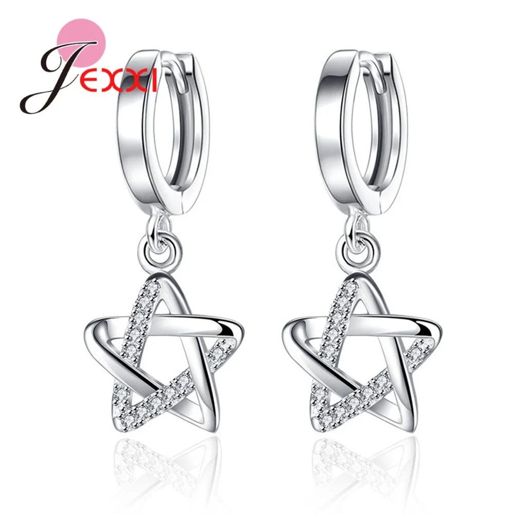 Accessori Gioielli Rose Gold Placcato Orecchini A Perno Argento Sterling 925 Con Cristallo Nero - Per Donna E Ragazza, Regalo Elegante Orecchini Argento Sterling