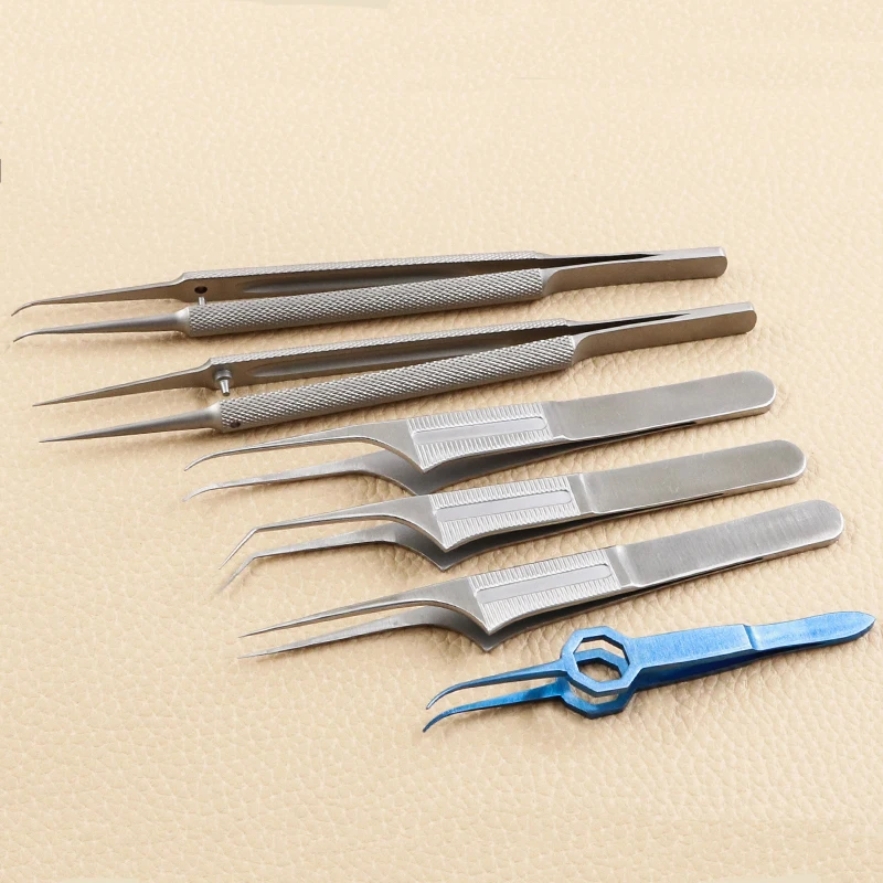 

Hair transplant tweezers instrument Hairline implant tool Separation forceps Hair follicle extraction forceps platform Toothless
