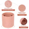 Large Capacity Rotating Makeup Brush Cup Holder Multi-functional Desktop Eyebrow Pencil Makeup Brush Organizer Holder Storage Bo 3
