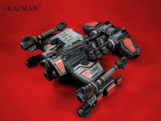 Star II Superplane Daiwa Handmade DIY Game 3D Paper Model 4