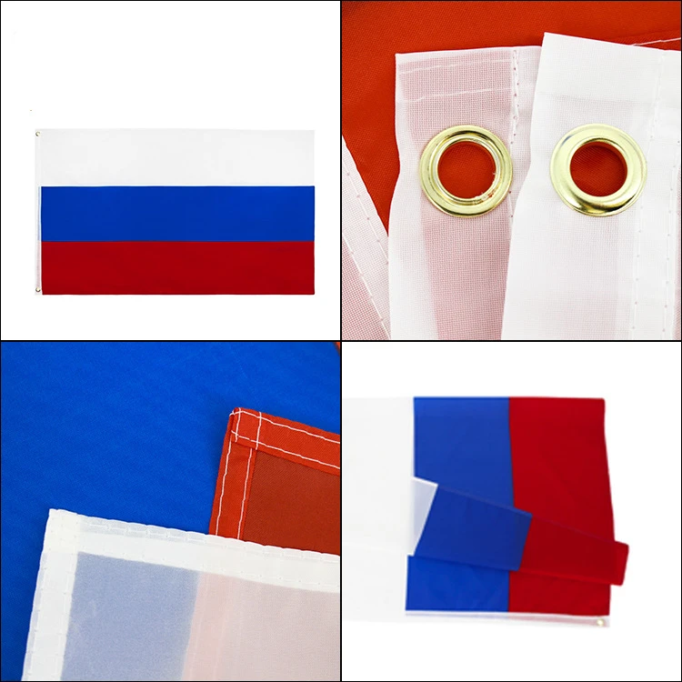 Russian Federation Flag 90x150cm Hanging big rus ru russia National flags  No Fade Polyeste for Festival