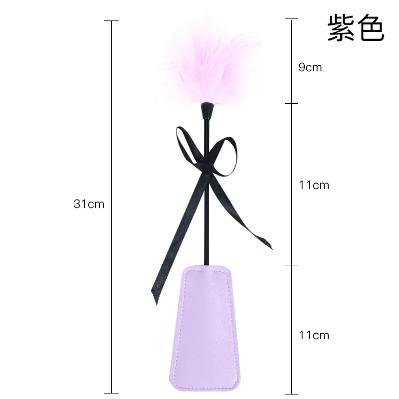 Kit de sujeción de Bondage BDSM, cepillo de plumas romántico, palo de burlas, esposas. 2 Kit de sujeción de Bondage BDSM, cepillo de plumas romántico, palo de burlas, esposas. 2