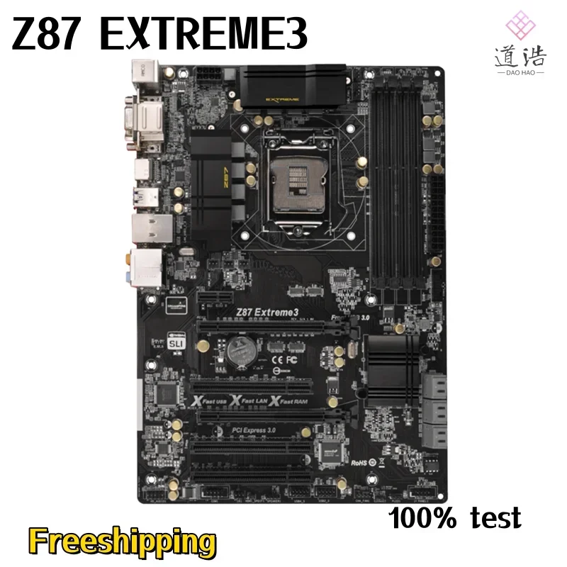 For Asrock Z87 EXTREME3 Motherboard 32GB HDMI PCI-E3.0 LGA 1150 DDR3 ATX Z87 Mainboard 4 For Asrock Z87 EXTREME3 Motherboard 32GB HDMI PCI-E3.0 LGA 1150 DDR3 ATX Z87 Mainboard - Image 2