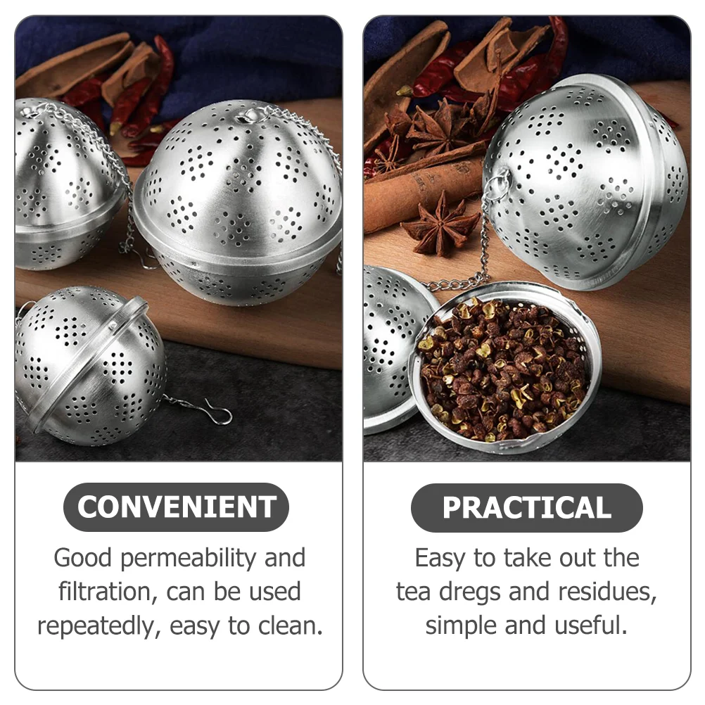 

Spice Filter Ball Filters Tea Strainer Stainless Steel Infuser Leaves Strainers