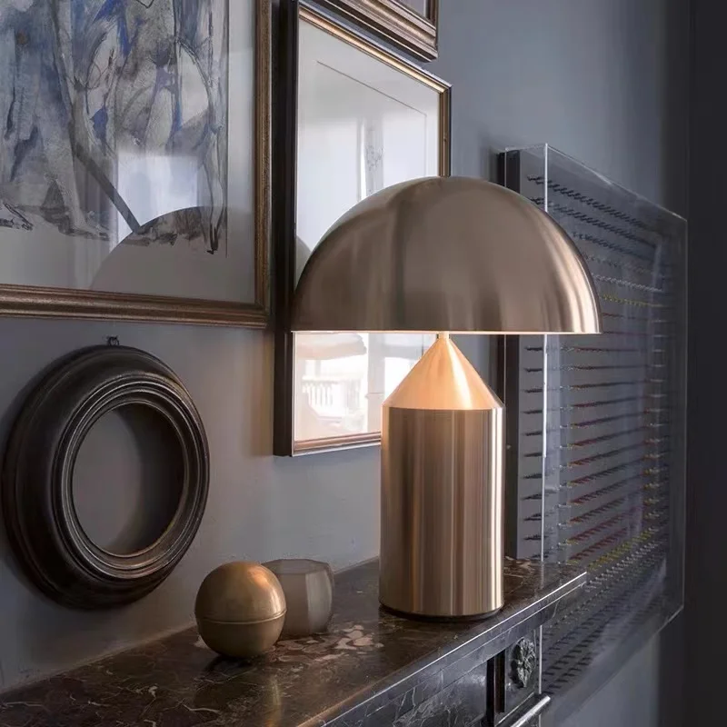 

Modern Creative Designer Mushroom Head Table Lamp Living Room Bedroom Bedside Lamp Study Lamp Nordic Personality Decorative Lamp