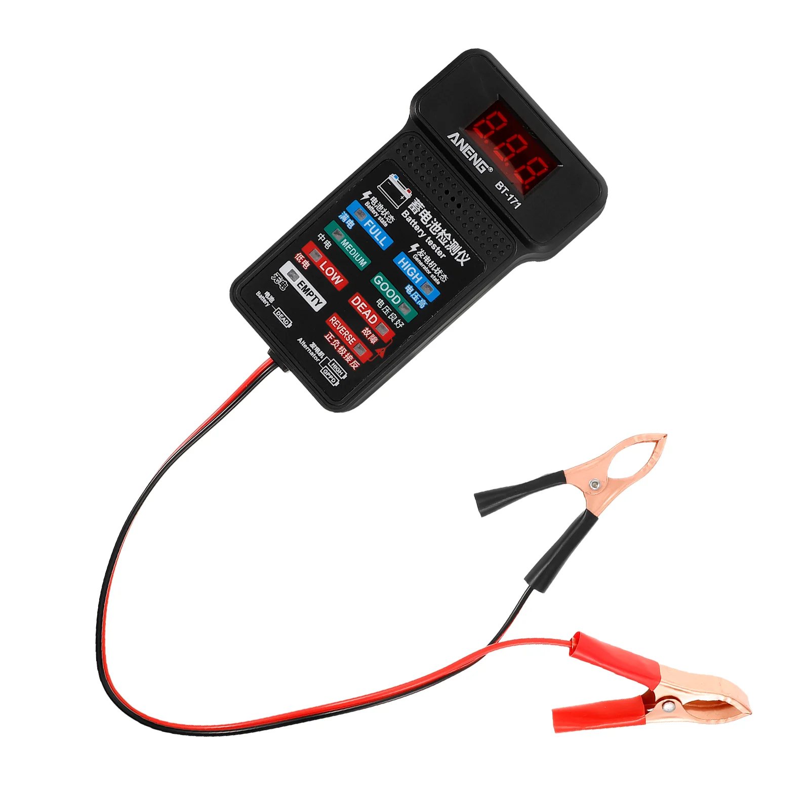 

Car Tester Measuring Tool Device Vehicle Analyzer Portable Batteries Plastic