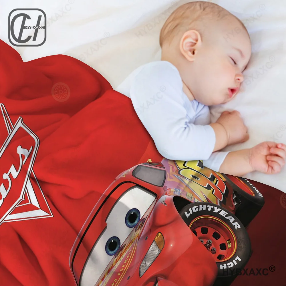 Disney Cars Mcqueen Blanket Soft Fluffy Throw King Size Luxury Blanket Throw Kid Adult Sofa Bed Blanket Cover Travel Throw Gift 4